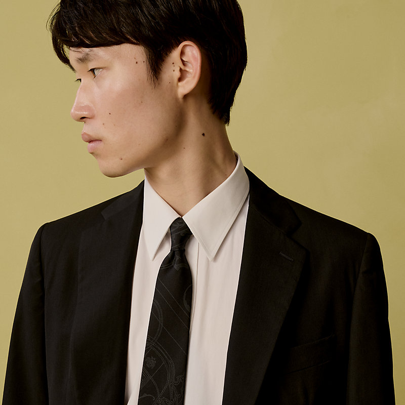 シルクツイルタイ《エクスリブリス》 | Hermès - エルメス-公式サイト